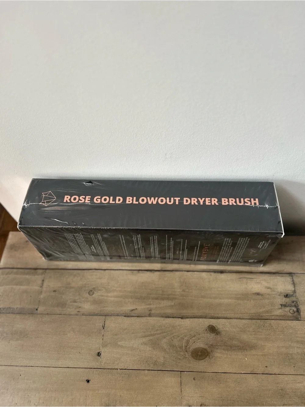 FoxyBae Rose Gold Blowout Dryer Brush Black / Rose Gold New In Box Sealed